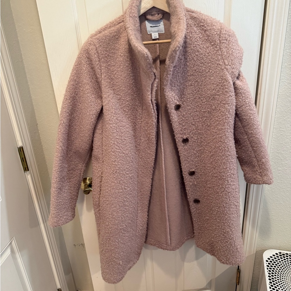 Old Navy Mauve Teddy Jacket